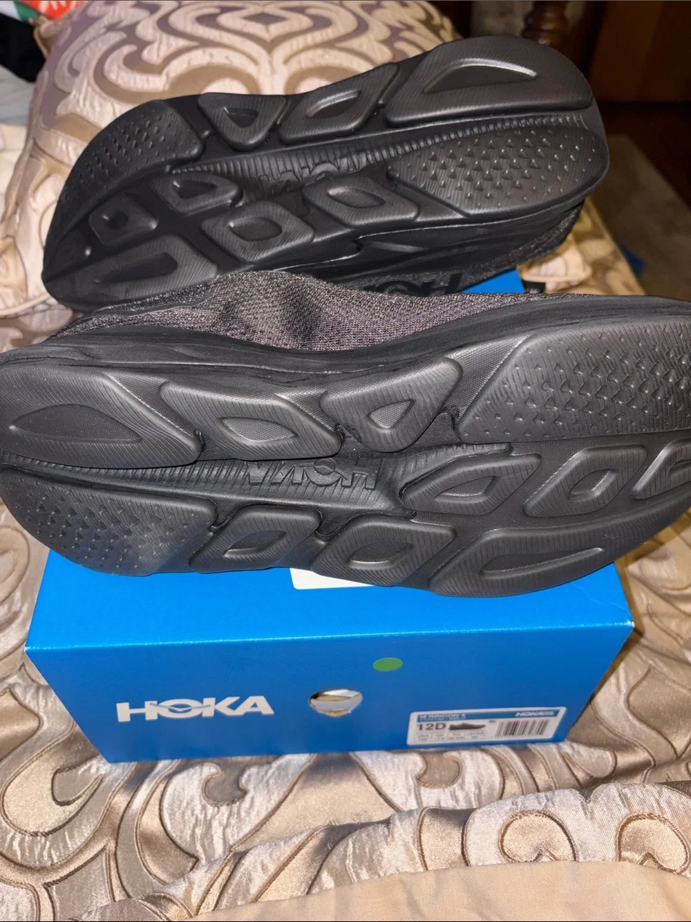 Hoka Men’s Black Rincon 4 BBCL Running Sneakers NIB